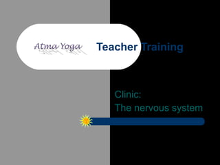 Teacher Training Clinic: The nervous system 