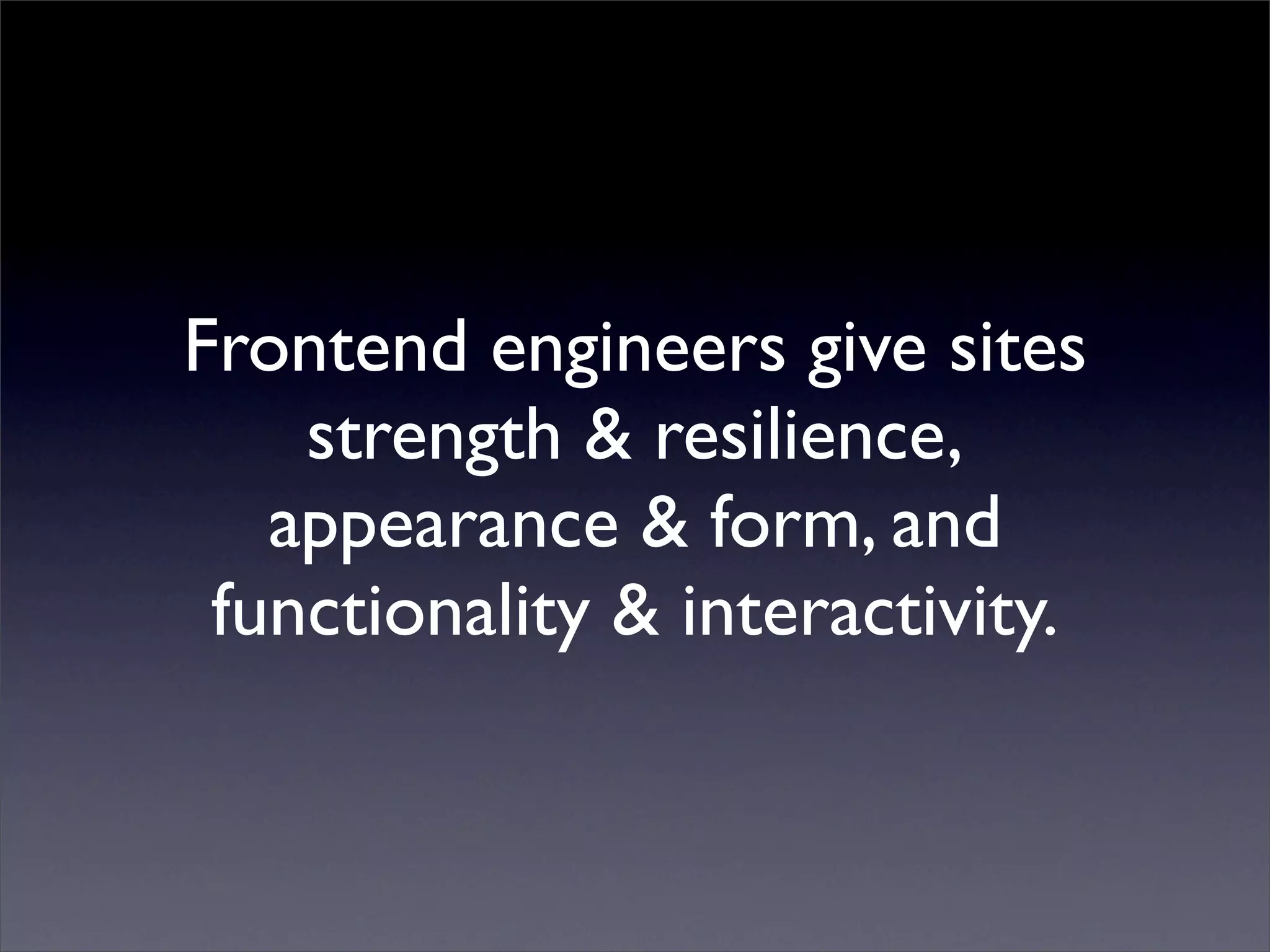 Professional Frontend Engineering