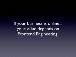 Professional Frontend Engineering