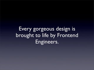 Professional Frontend Engineering