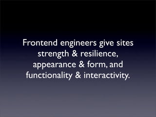 Professional Frontend Engineering