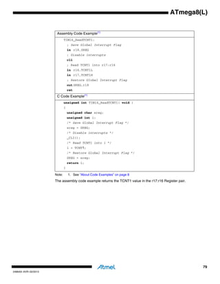 Atmel 2486-8-bit-avr-microcontroller-atmega8 l-datasheet | PDF