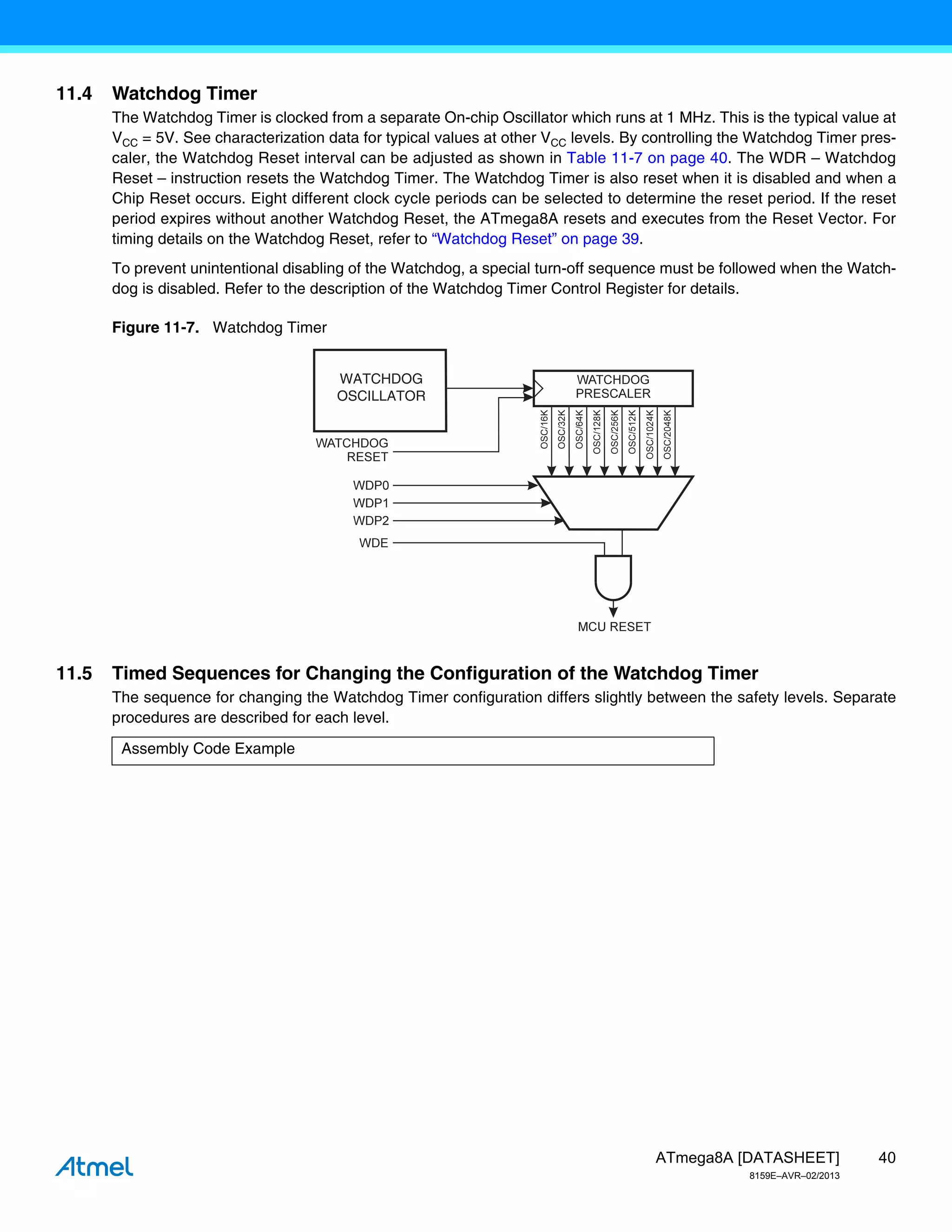 Atmel 8159-8-bit-avr-microcontroller-a tmega8-a_datasheet | PDF