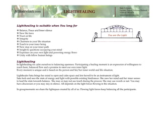 Atmereian Lighthealing by Satu Virtanen - Transforming Connection to Your Light