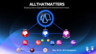 Shaping Asia’s Digital Media and Entertainment Future
May 20-23, 2015 Singapore
 