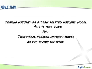 Shirly Ronen - A practical view on Agile Testing Maturity Levels | PDF