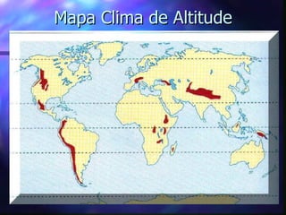 Mapa Clima de Altitude 