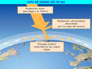 CAPA DE OZONO (20-30 km)
 