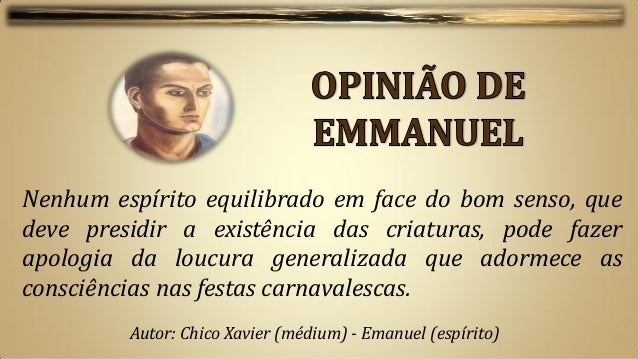 Resultado de imagem para carnaval chico xavier