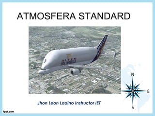 ATMOSFERA STANDARD
Jhon Leon Ladino Instructor IET
 