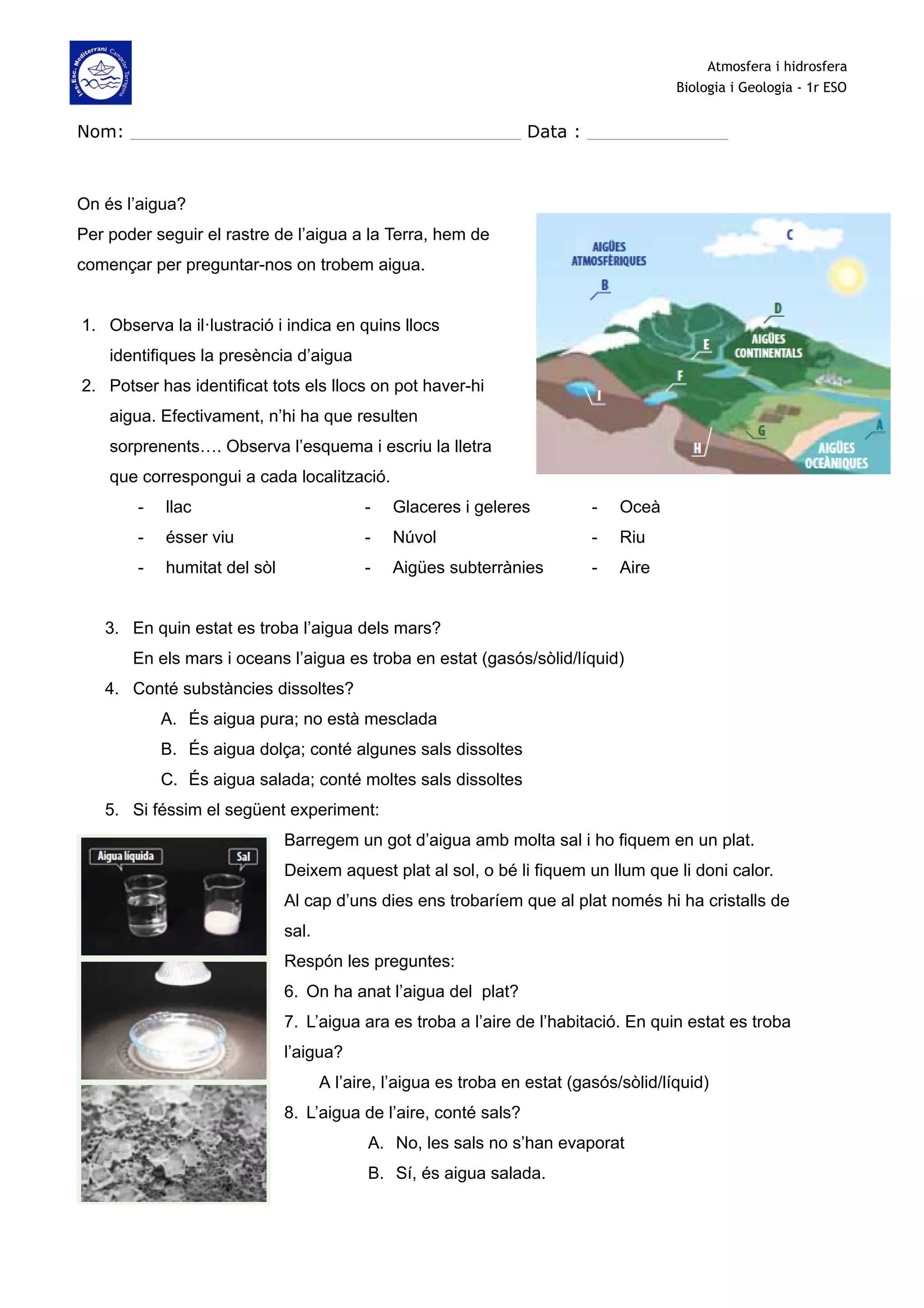 Atmosfera i hidrosfera | PDF