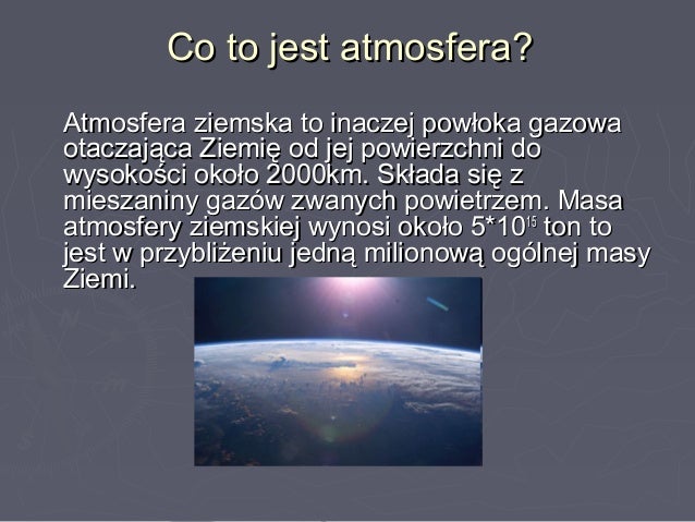 Atmosfera prezentacja