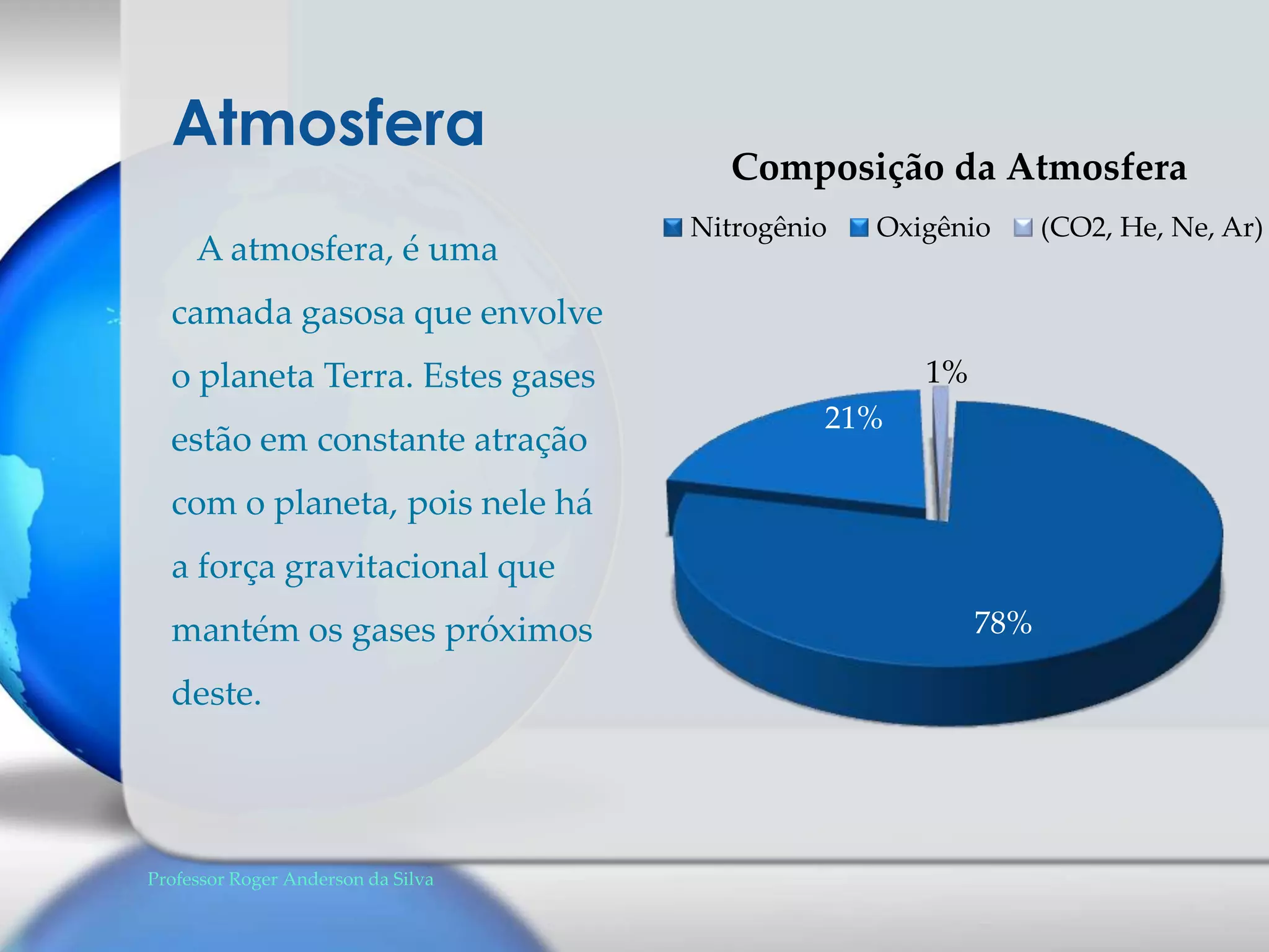 Atmosfera terrestre - Geografia | PPTX