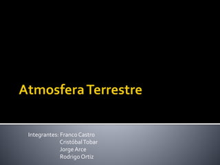 Integrantes: FrancoCastro
CristóbalTobar
Jorge Arce
RodrigoOrtiz
 