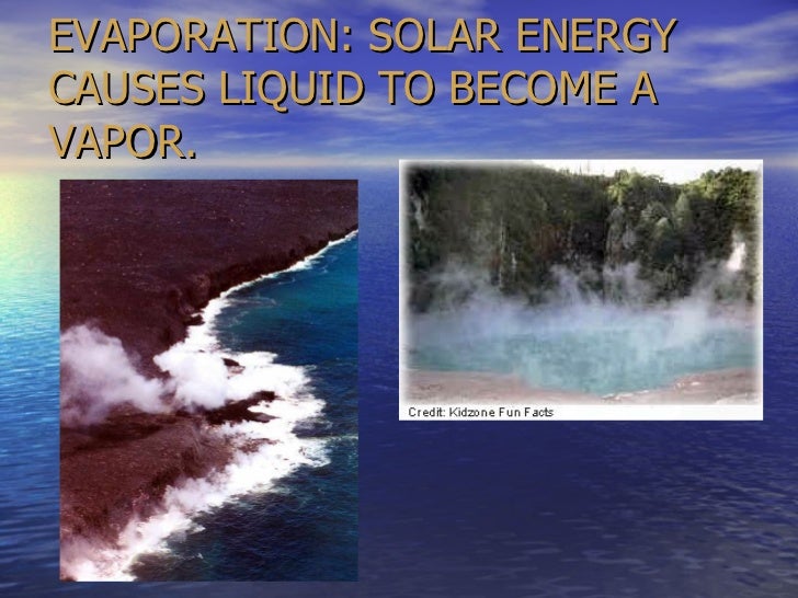 facts about evaporation