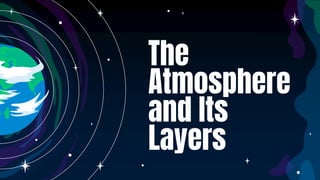 The
Atmosphere
and Its
Layers
 