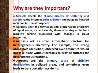 Atmospheric aerosols and air pollution, ozone | PPTX