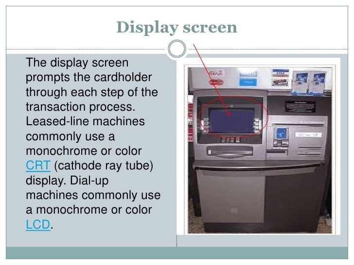 automated teller machines