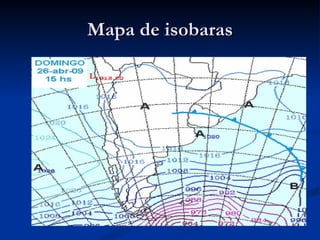 Mapa de isobaras 