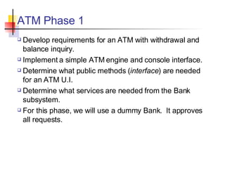 Atm Simulator | PPT