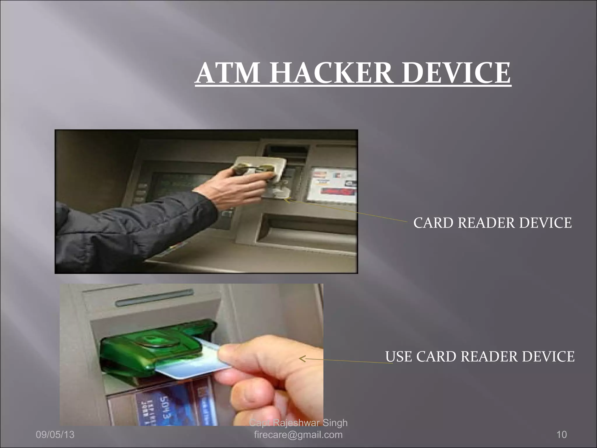 Know about ATM skimming Devices | PPT