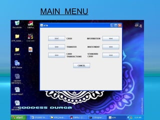 MAIN MENU
 