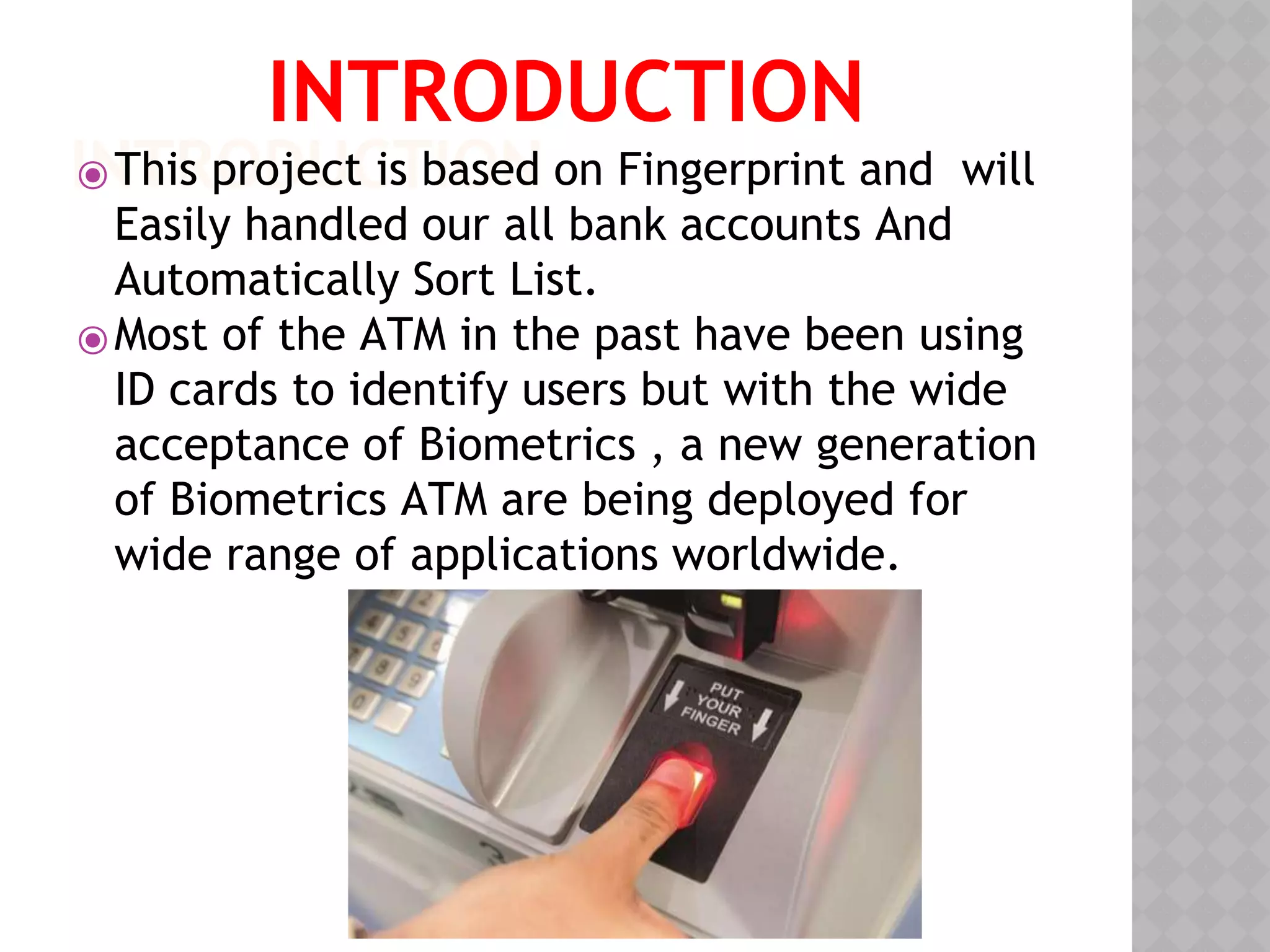 Atm system ppt | PPT