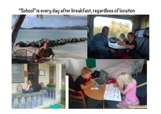 “School” is every day after breakfast, regardless of location
Henrik Kniberg
 