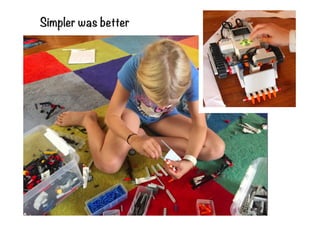 Simpler was better
Henrik Kniberg
 