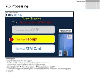 ATM UI prototyping | PPTX