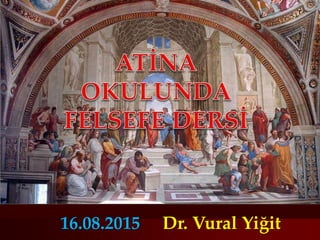 16.08.2015 Dr. Vural Yiğit
 
