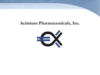 Actinium Pharmaceuticals, Inc.
 