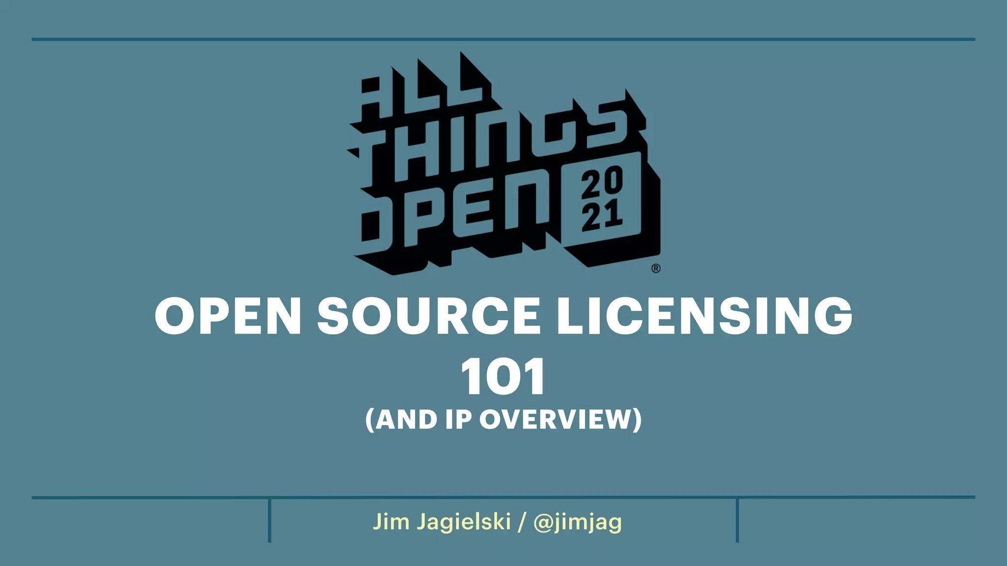 Open Source Licenses and IP Overview PPT