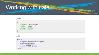 Click to edit Master title style

Working with data

37

 