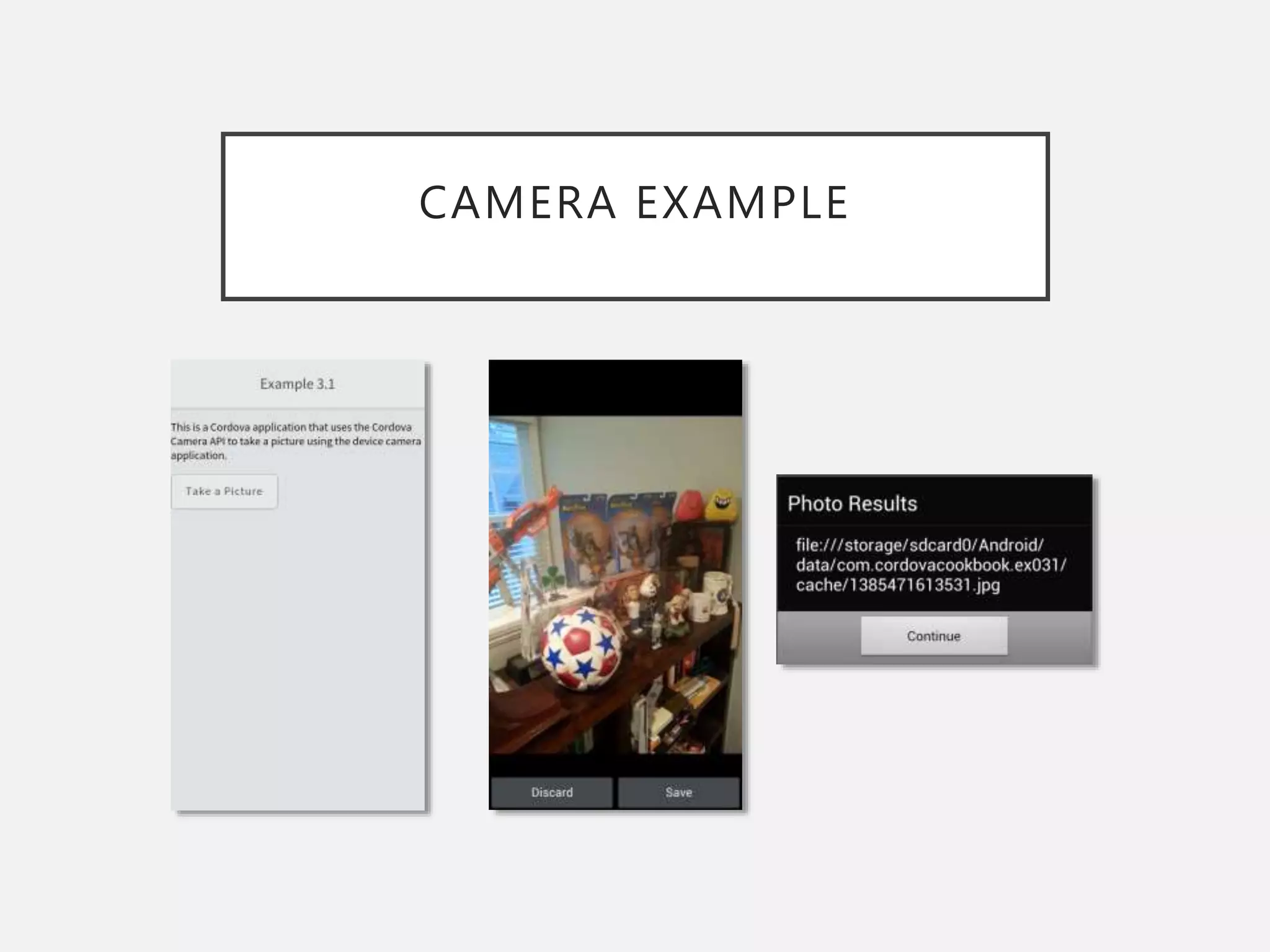 CAMERA EXAMPLE
 