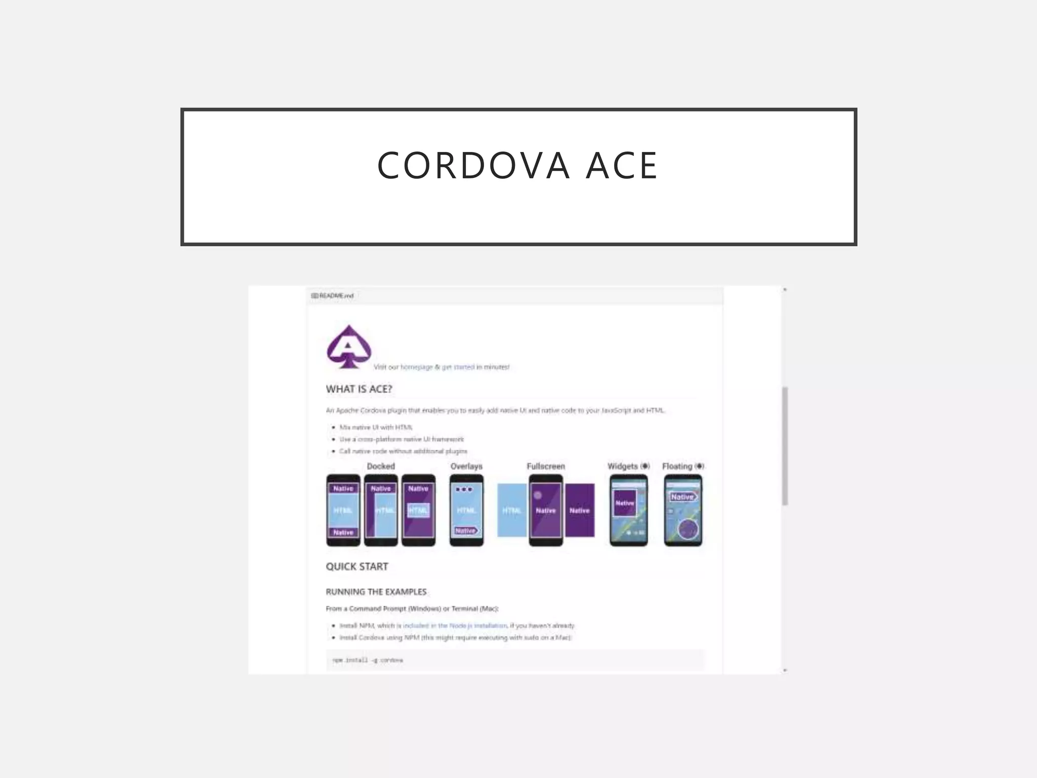 CORDOVA ACE
 
