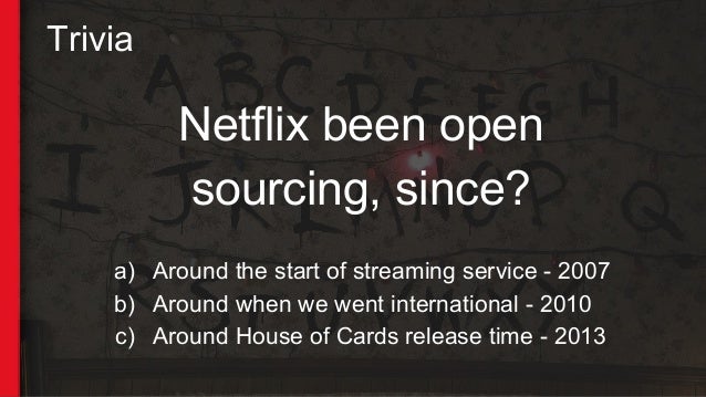 Netflix Open Source Building A Distributed And Automated Open Sourc 