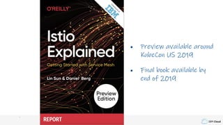 IBM Cloud
• Preview available around
KubeCon US 2019
• Final book available by
end of 2019
 