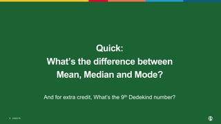 ©2023 F5
3
Quick:
What’s the difference between
Mean, Median and Mode?
And for extra credit, What’s the 9th Dedekind number?
 