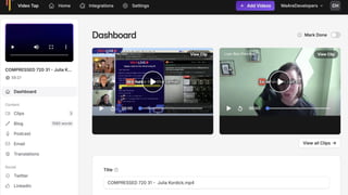 Indexing and remixing > Generating with
AI
 