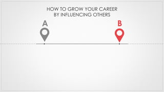 BA
HOW TO GROW YOUR CAREER
BY INFLUENCING OTHERS
 
