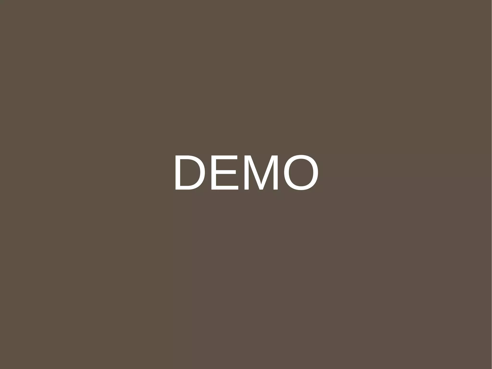 DEMO 