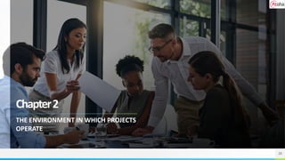 Chapter2
THE ENVIRONMENT IN WHICH PROJECTS
OPERATE
20
 