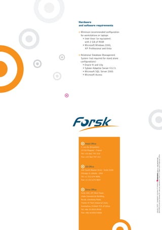 Hardware
and software requirements
Minimum recommended conﬁguration
for workstations or laptops
• Intel Xeon (or equivalent)
with 2 GB of RAM
• Microsoft Windows 2000,
XP Professional and Vista
Relational Database Management
System (not required for stand alone
conﬁgurations)
• Oracle 9i and 10g
• Sybase Adaptive Server V12.5
• Microsoft SQL Server 2005
• Microsoft Access
Head Ofﬁce
7, rue des Briquetiers
31700 Blagnac - France
Tel: +33 562 747 210
Fax: +33 562 747 211
US Ofﬁce
200 South Wacker Drive - Suite 3100
Chicago, IL 60606 - USA
Tel: +1 312 674 4846
Fax: +1 312 674 4847
China Ofﬁce
Suite 302, 3/F,West Tower,
Jiadu Commercial Building,
No.66 Jianzhong Road,
Tianhe Hi-Tech Industrial Zone,
Guangzhou, 510665 P.R. of China
Tel: +86 20 8553 8938
Fax: +86 20 8553 8285
January2009–Databases:courtesyofInfoterra
MOTOROLAandtheStylizedMLogoareregisteredintheU.S.PatentandTrademarkOfﬁce
 