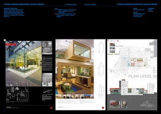 REBRAND marketing collateral: internal posters	                                                               rice daubney architects                                                                                                                       rice daubney architects	                                                    REBRAND marketing collateral: internal posters

EVOLUTION OF THE BRAND                            info                                                                                                                                                                                                                                                                                                    studio                    softwares
From around late 2010 to recently, the entire     01 - 02:  AIA Awards poster for “321 Kent Street,
                                                           R                                                                                                                                                                                                                                                                                              Rice Daubney Architects   InDesign
Marketing collateral of Rice Daubney went                  Sydney” + RAIA Awards poster for                                                                                                                                                                                                                                                                                         Photoshop
through a slight transition from having a Black            “InterfaceFlor”.                                                                                                                                                                                                                                                                               clients
background to a White background and the          03:  ne of a series of six display posters of the
                                                      O                                                                                                                                                                                                                                                                                                   Rice Daubney Commercial
alteration was successful and well received by        “Royal North Shore Hospital” for Pinnacle                                                                                                                                                                                                                                                           + Workplace Sector 
their clients.                                        Healthcare.                                                                                                                                                                                                                                                                                         Pinnacle Heathcare




01                                                  02                                                                                                                                                                                                                                                                             03




                                                         The InterfaceFLOR project exemplifies the transformation of an historic Sydney building with significant heritage value into a highly functional and           PROJECT NAME: InterfaceFLOR
                                                         sustainable workplace ; hence sustainability became the underpinning vision in our work                                                                        LOCATION: 101 chalmers street, surry hills
                                                         The tenancy occupies 940sqm of the 120 year old former Railway Institute Building located at Sydney’s Central Station.The integral quality of the              ARCHITECT / PRACTICE: rice daubney team; steven shaw - director in charge, gengis yaglipinar -
                                                         building offered many opportunities for re-use, reinforcing the practical application of the “long life - loose fit” mantra.                                   interior designer, rebecca yeo - interior designer
                                                         The challenge was to provide a functional work environment, a space for meeting with, inspiring and entertaining clients - and most importantly, to            SUB-CONSULTANT TEAM: rod howard and associates - heritage consultant, taylor tompson whitting
                                                         exemplify and showcase the clients credentials as world leaders in ‘green’ and environmentally sensitive processes and products in their industry.             - structural consultant, medland metropolis - electrical consultant, medland metropolis - hydraulic
                                                         The design approach ensures that new ‘insertions’ touch the existing building fabric lightly, thus maintaining the integrity of the existing building whilst   consultant, medland metropolis - mechanical consultant, lincolne scott - lighting consultant, tanner
                                                         accommodating the performance demands of a modern office and showroom space.                                                                                   architects - base building refurbishment, davis langdon - cost consultant, jonathon dolton - esd, tyrone
                                                         Interpretation and adaptive re-use can often be controversial. Sensitive design in how this is achieved is necessary as the re-use of existing building        brannigan - photographer
                                                         stock is becoming increasingly important to the sustainable development of our built environment - in both environmental and economic terms.                   CONSTRUCTION TEAM: cube projects - builder




26                                                                                                                                                                                                                                                                                                                                                                                              27
 