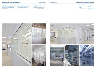 architectural glass wall graphics	                                                                                                 liverpool hospital csb 2   liverpool hospital csb 2	        architectural glass wall graphics

BRIEF                                              concept                                                 info                                                                                     studio                     softwares
The DA conditions stipulated that the glass wall   The DNA pattern is totally relevant, appropriate        01  04:  Philip Noller - The Moment it clicks
                                                                                                                    ©                                                                               Rice Daubney Architects    InDesign
graphic would give a certain level of privacy to   and the use of the frosted look gives an elegant                 Pty Ltd.                                                                                                   Illustrator
the patients, doctors, nurses behind the glass     feel to the whole entire design surface.                02 - 03  05 - 07:  Brett Boardman - Brett
                                                                                                                              ©                                                                     client
within any given rooms.                                                                                                       Boardman Photography                                                  Liverpool Hospital CSB 2   photographers
                                                                                                                                                                                                                               Brett Boardman
                                                                                                                                                                                                                               Philip Noller




01                                                                                                    02                                                      04




                                                                                                      03                                                      05                          06         07




12                                                                                                                                                                                                                                           13
 
