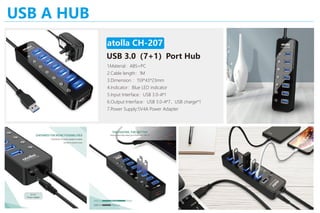 atolla 11-Port USB 3.0 Hub (210)