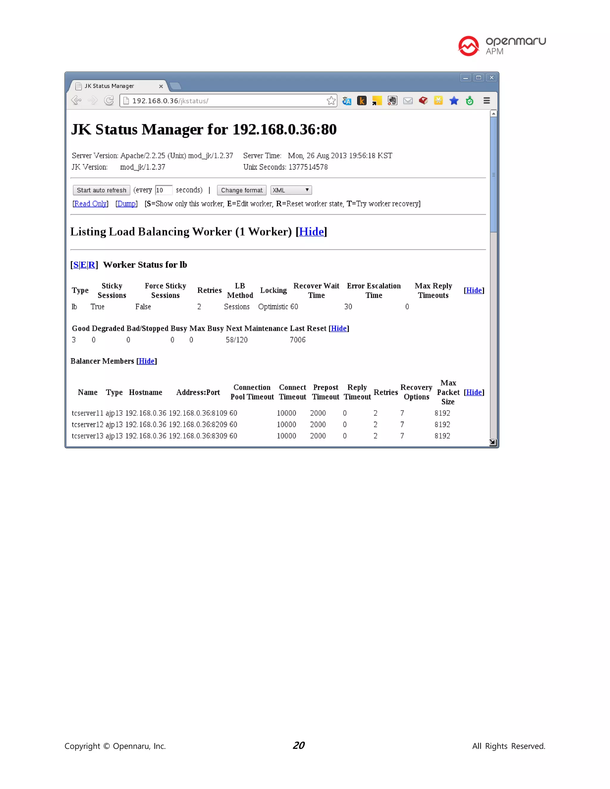 Copyright © Opennaru, Inc. 20 All Rights Reserved.
 