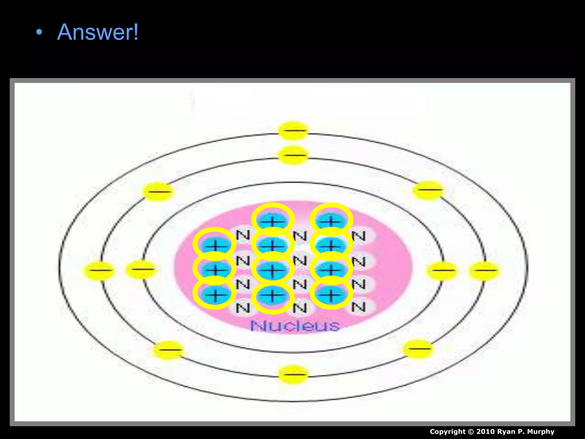 • Answer!
Copyright © 2010 Ryan P. Murphy
 