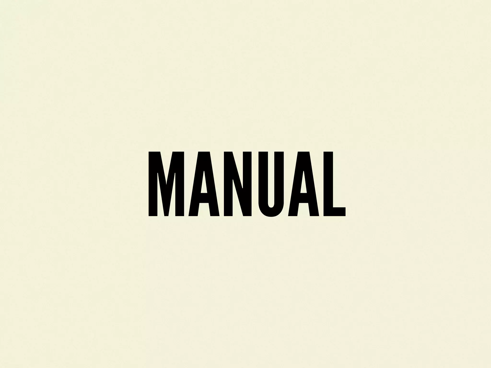 MANUAL
 